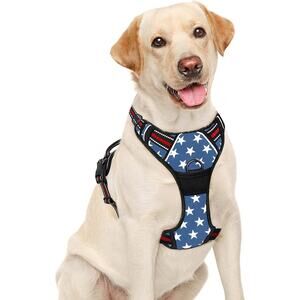 New Size Medium No Pull Dog Harness with front and back clips with lift handle